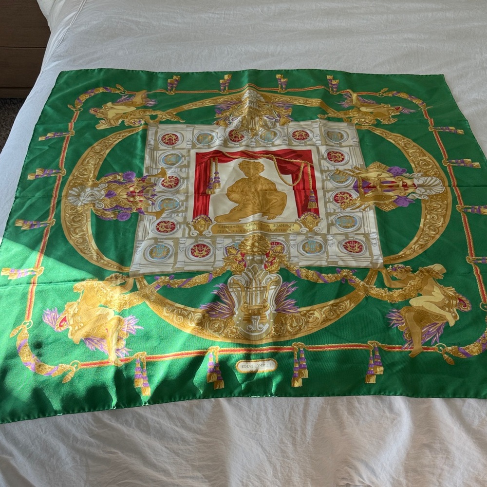 Hermes silk scarf - Picture 8 of 9